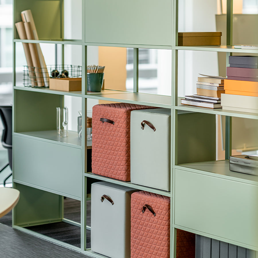 Colonnade Cube Square Pouffe