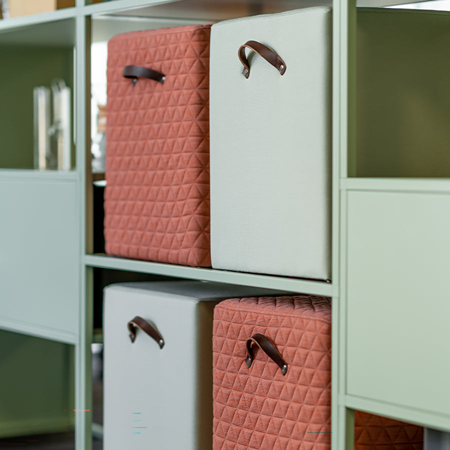 Colonnade Cube Square Pouffe