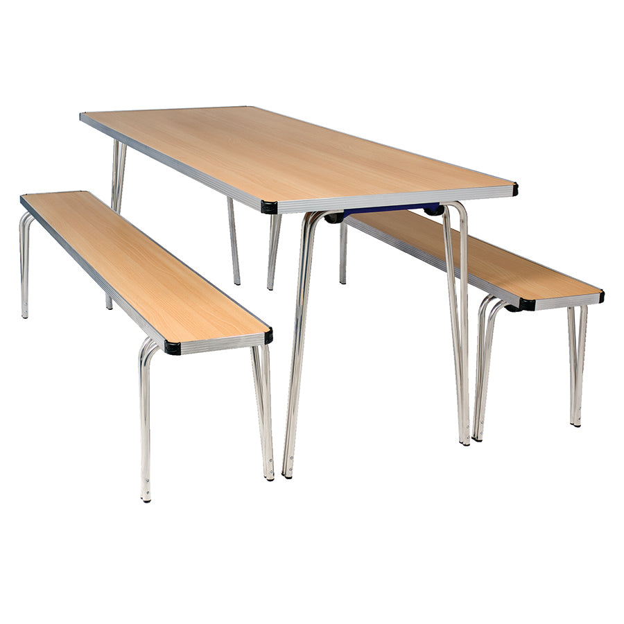 Contour 25 Folding Table and Stacking Benches