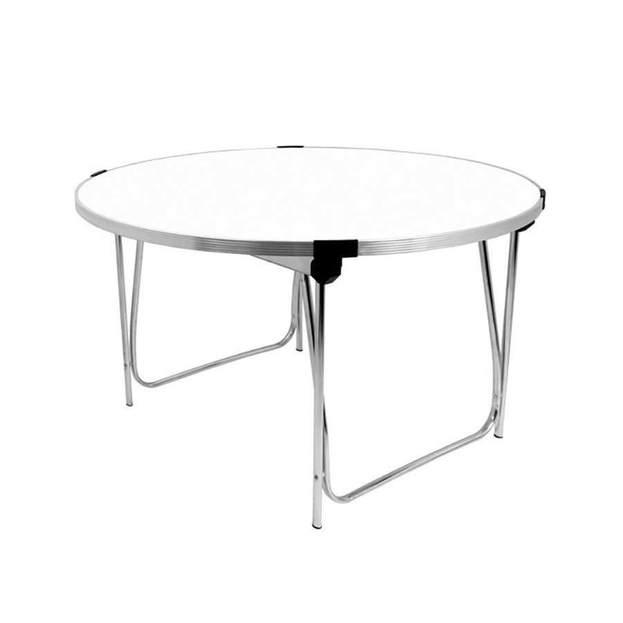 Contour 25 Round Folding Table dia.1220mm GP15 White TF31180