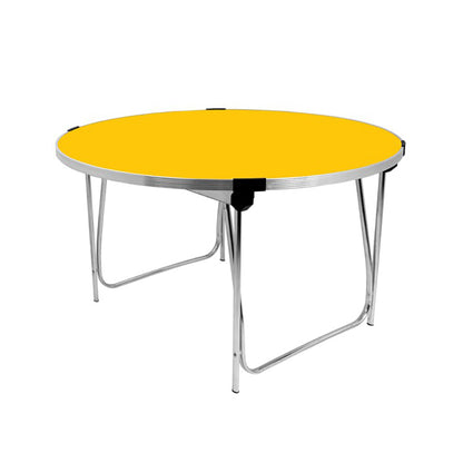 Contour 25 Round Folding Table dia.1220mm GP23 Yellow TF31180