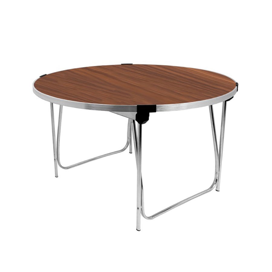 Contour 25 Round Folding Table dia.1220mm GP37 Teak TF31180