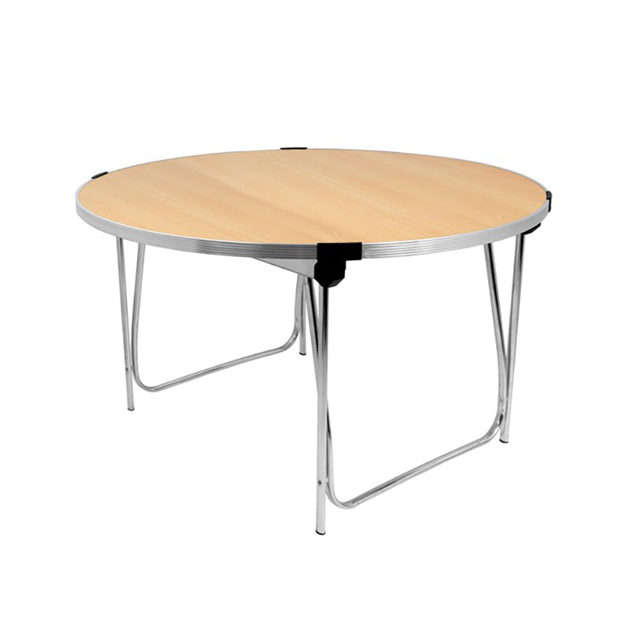 Contour 25 Round Folding Table dia.1220mm GP38 Beech TF31180