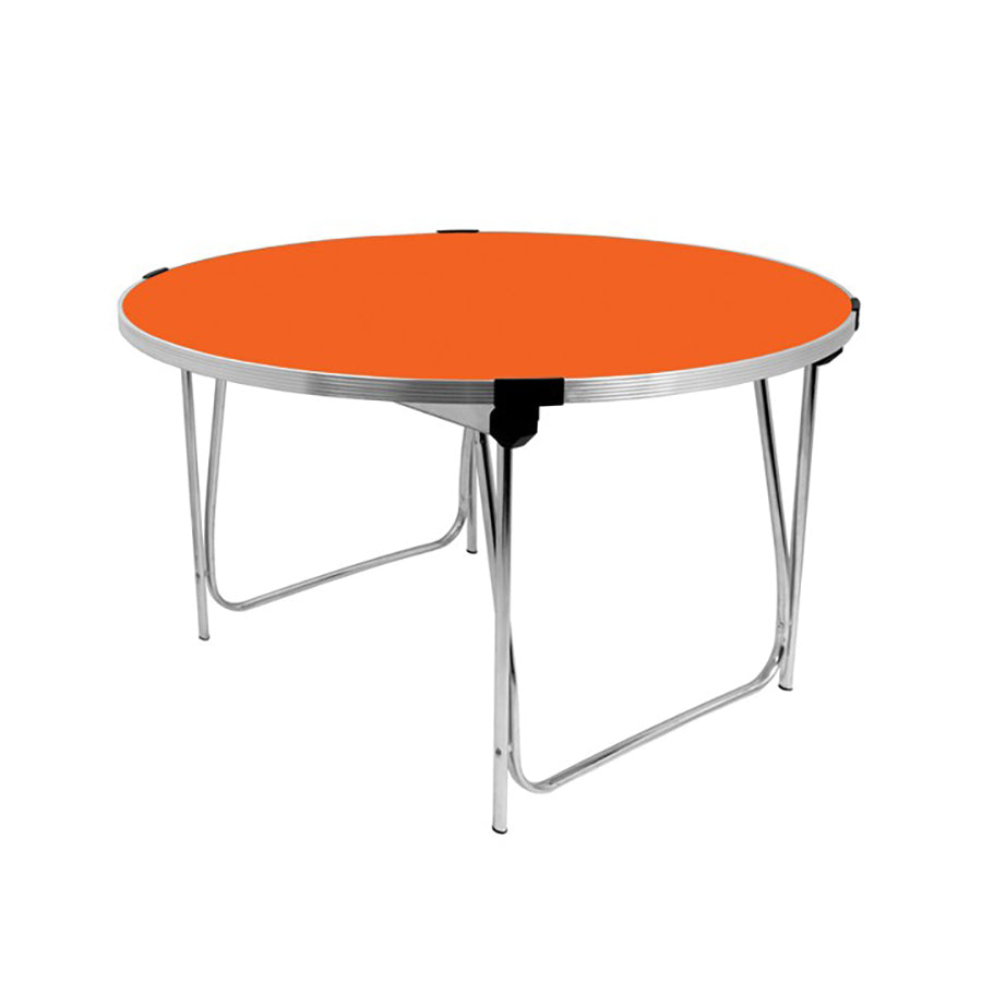 Contour 25 Round Folding Table dia.1220mm GP42 Orange TF31180