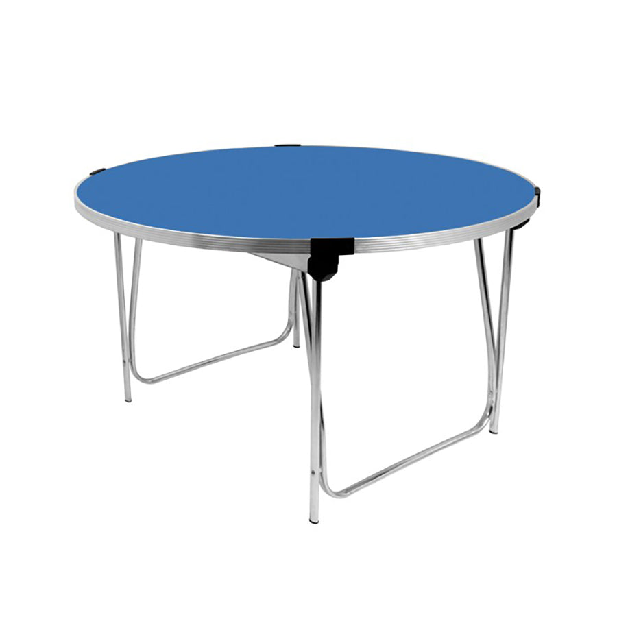 Contour 25 Round Folding Table dia.1220mm GP44 Azure Blue TF31180