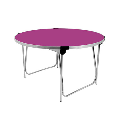 Contour 25 Round Folding Table dia.1220mm GP46 Fuchsia Pink TF31180