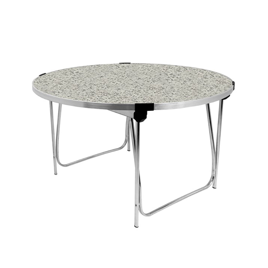 Contour 25 Round Folding Table dia.1220mm GP64 Snow Grit TF31180