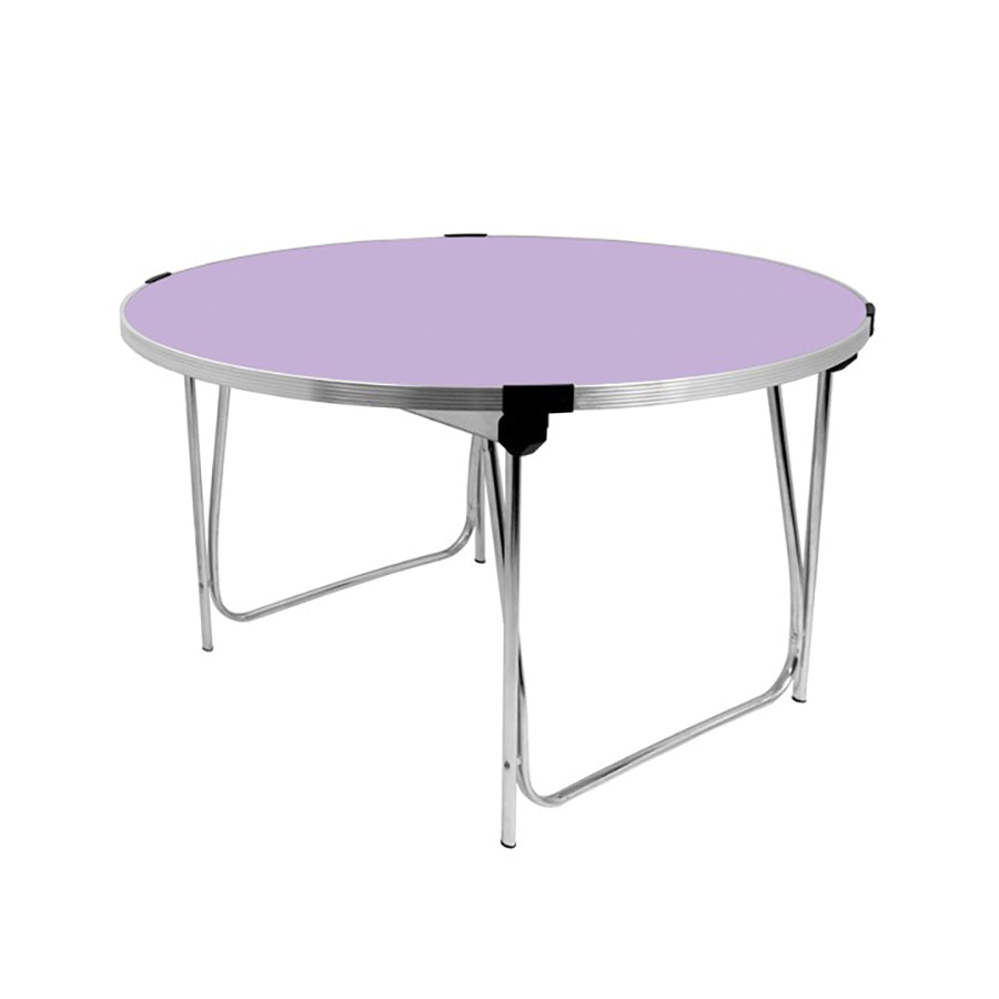 Contour 25 Round Folding Table dia.1220mm GP65 Lilac TF31180