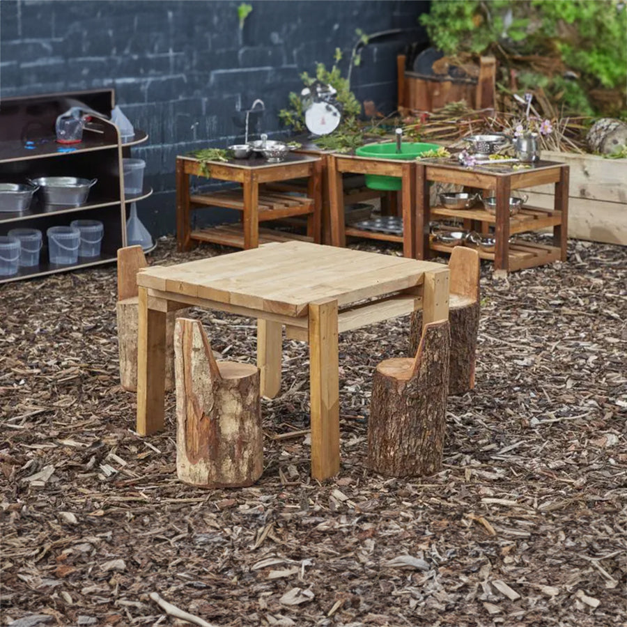 Cosy Country Cafe Set 4x chairs and 1x table 26048-1 1