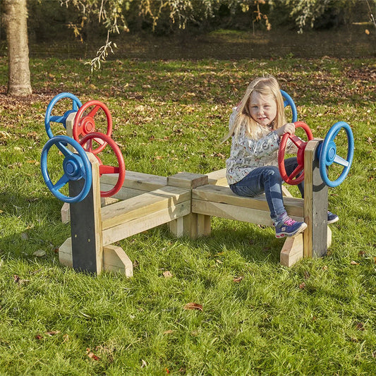 Cosy Driving ‘X’-travaganza Bench - 8 Steering Wheels 35619-1