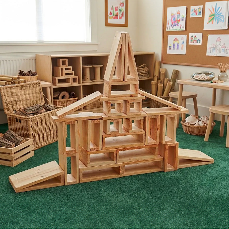 Cosy Mini Outdoor Hollow Childrens Building Blocks Columbia Pack - 26 Piece Set 49149 1