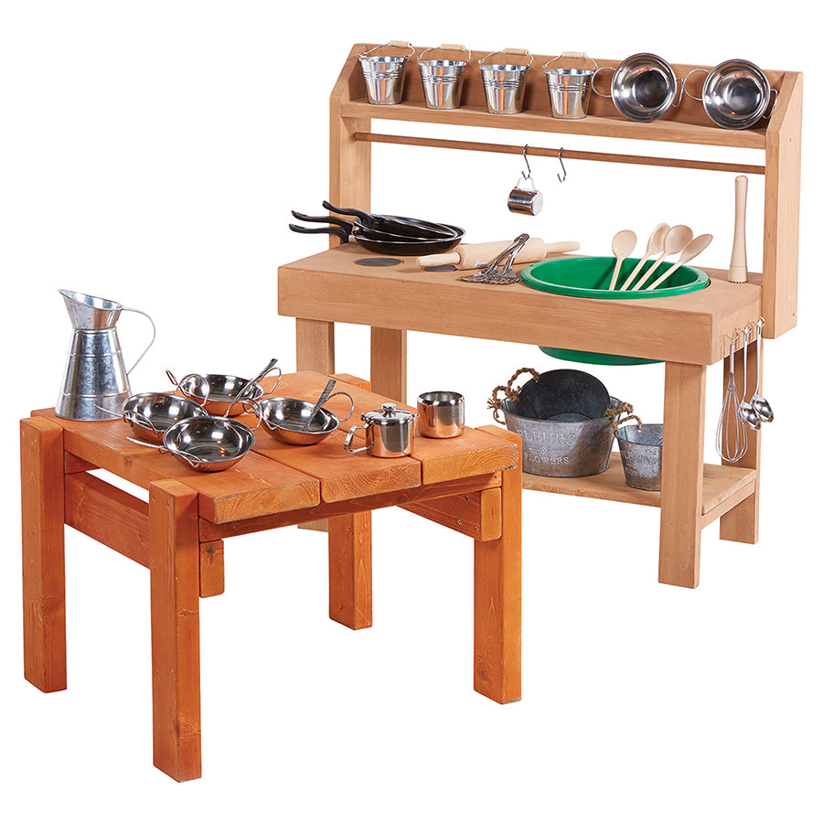 Cosy Mud Pie Extravaganza Set Children's Outdoor Kitchen 34063