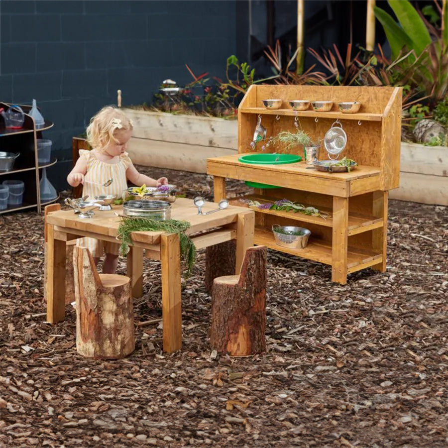 Cosy Mud Pie Extravaganza Set Children's Outdoor Kitchen 34063 1