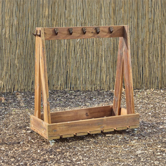 Cosy Outdoor Mobile Cloakroom Storage - Nursery / EYFS 35071-1 1