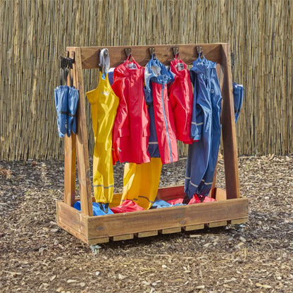 Cosy Outdoor Mobile Cloakroom Storage - Nursery / EYFS 35071-1 3