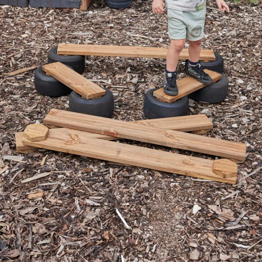 Cosy Tiny Tyre Walking Planks - Set of 6 34504-1 3