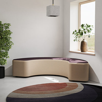 Harlestone Curved Stool in Single Tone - 90 or 180 degree curves