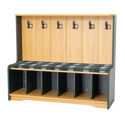 Willowbrook Farmhouse Cloakroom with space for 6 coats, bags and shoes DFEF006 Childrens Furniture