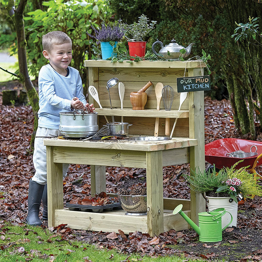 Small Mud Kitchen plus Mud Kitchen Kit PT1143