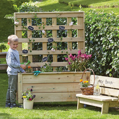 Mobile Planter With Trellis