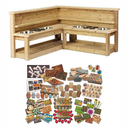 Corner Kitchen with Outdoor Maths Kit