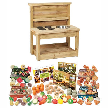 Small Mud Kitchen plus Mud Kitchen Kit PT1143