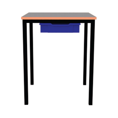 Morleys Fully Welded Classroom Table 600x600 Square MDF Edge with Tray