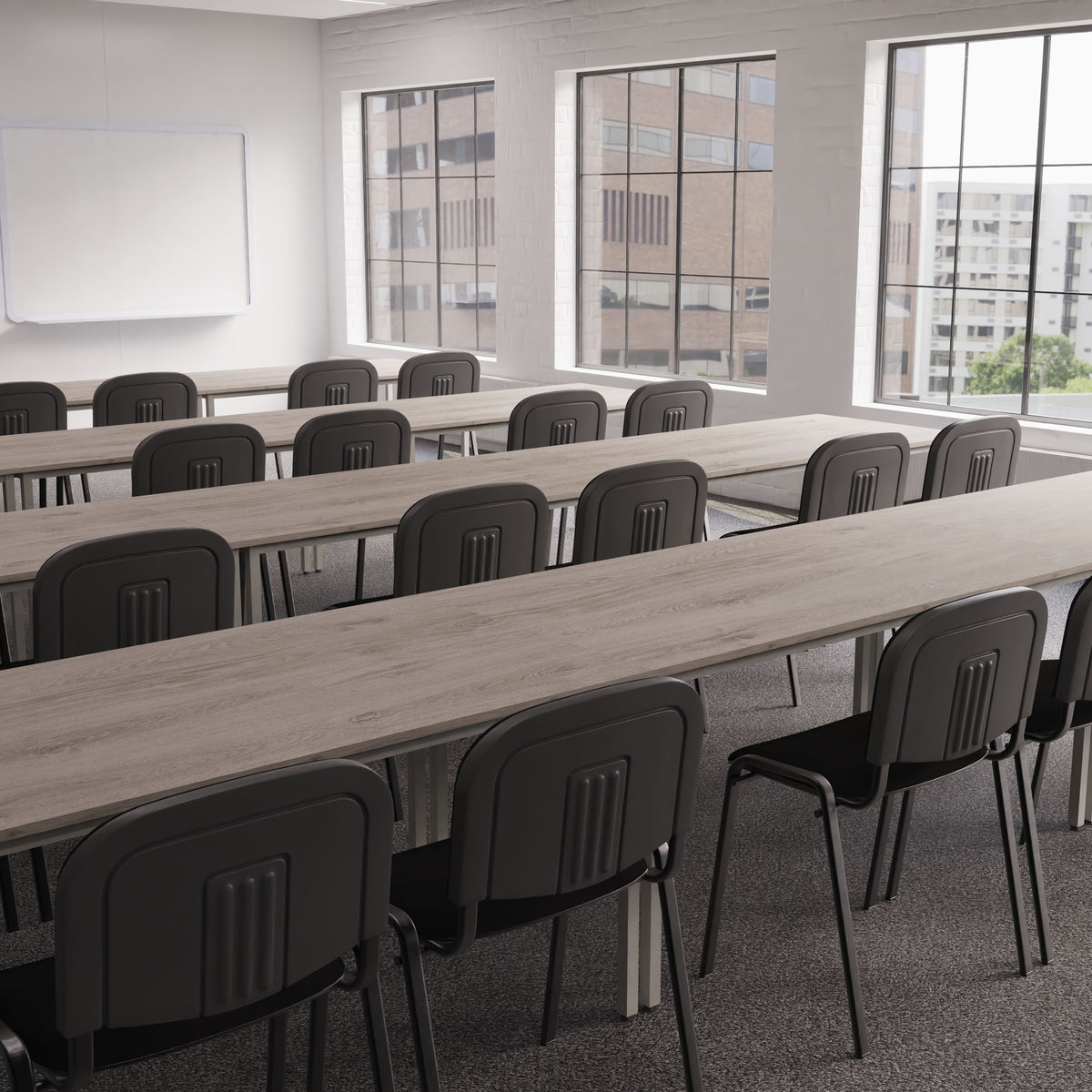 Dynamic ISO Stacking Visitor/Conference Chair BR000055 Classroom Lifestyle Image
