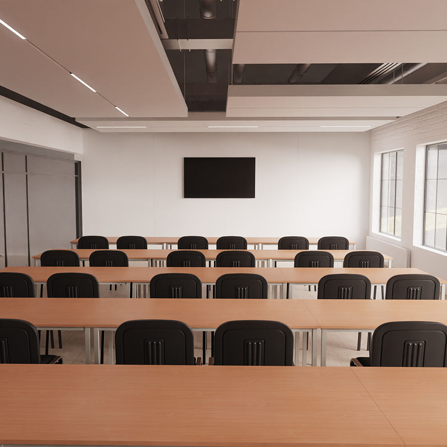 Dynamic ISO Stacking Visitor/Conference Chair BR000055 Classroom Lifestyle Image 1