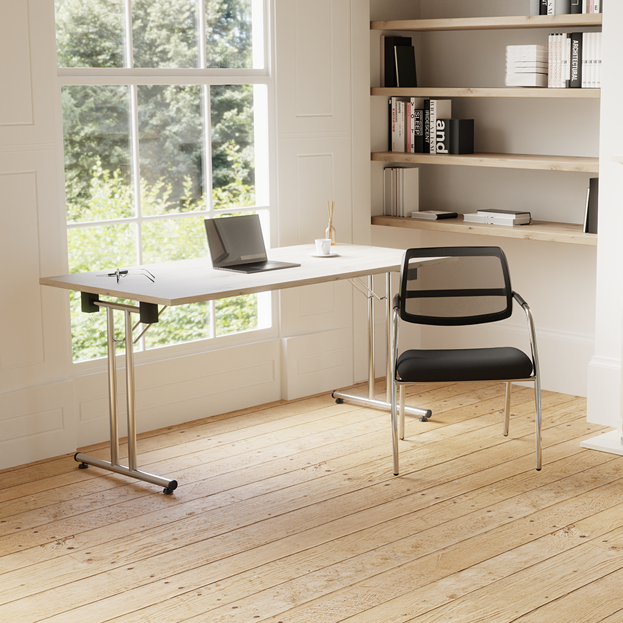 Dynamic Impulse Folding Rectangular Table Lifestyle Image 1