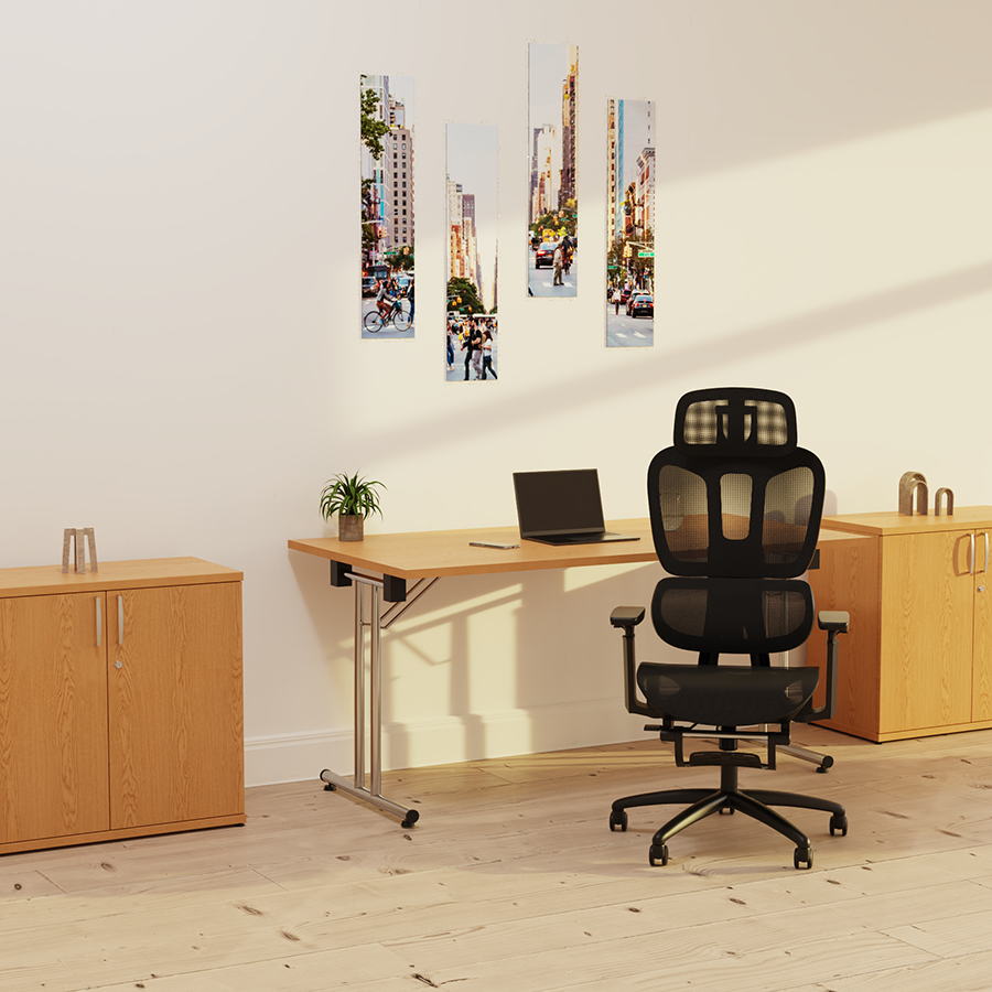 Dynamic Impulse Folding Rectangular Table Lifestyle Image 4