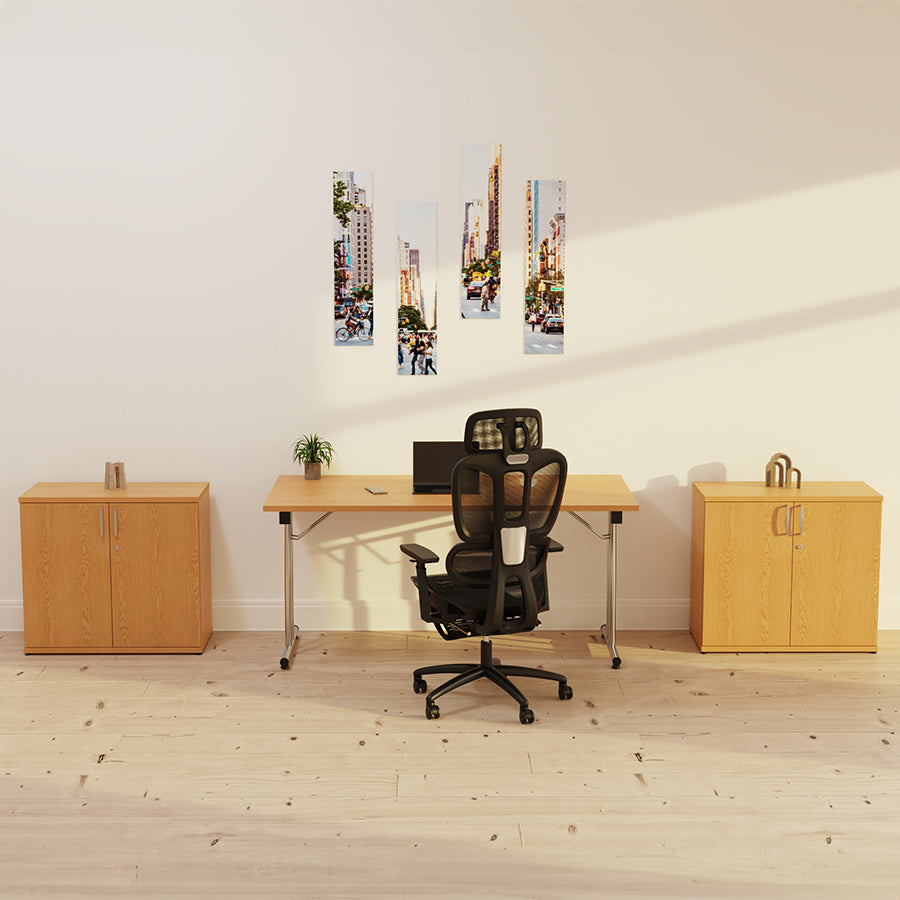 Dynamic Impulse Folding Rectangular Table Lifestyle Image 6