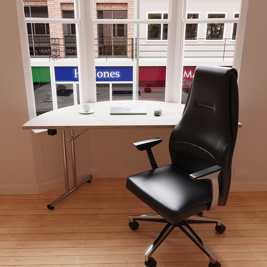 Dynamic Impulse Folding Semi-Circle Table Lifestyle Image 1