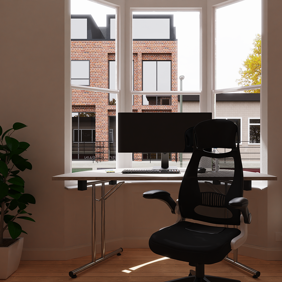 Dynamic Impulse Folding Semi-Circle Table Lifestyle Image 3