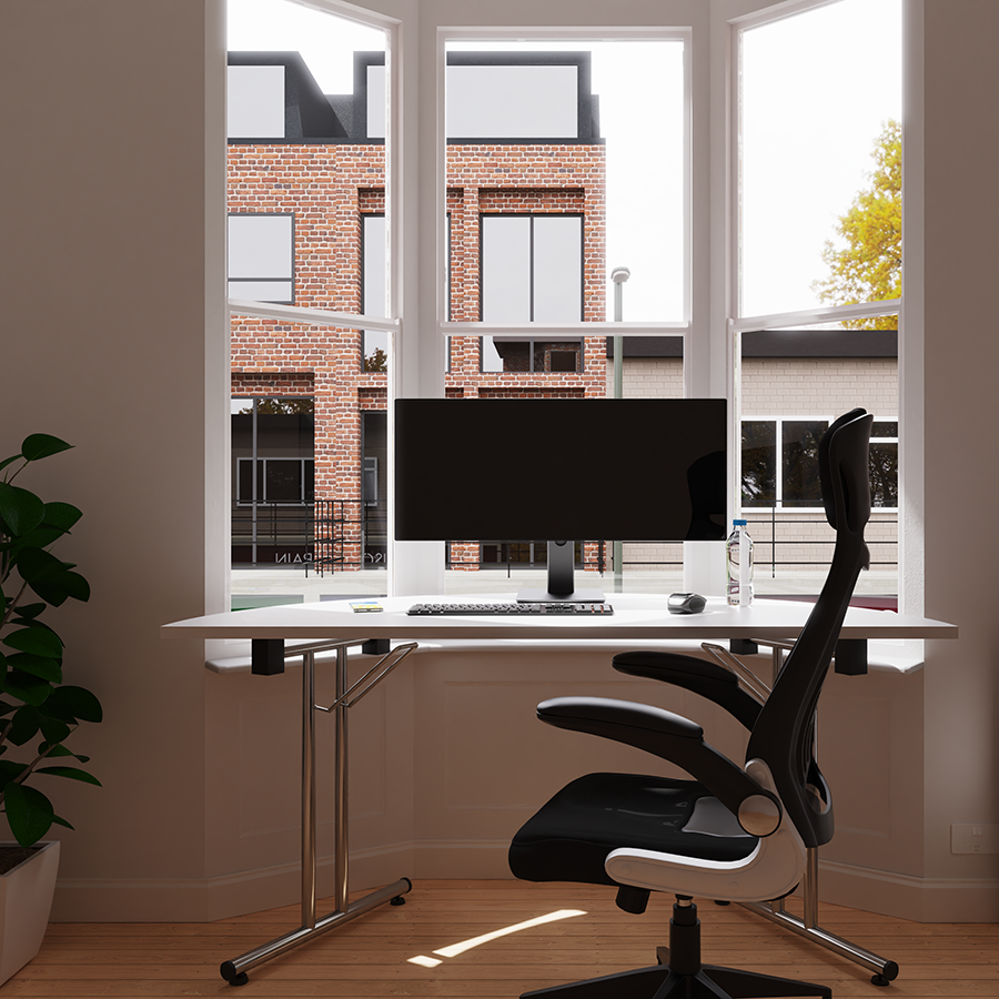 Dynamic Impulse Folding Semi-Circle Table Lifestyle Image 4