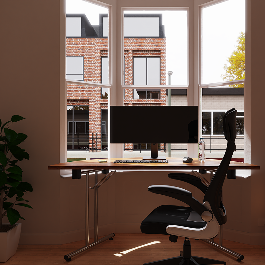 Dynamic Impulse Folding Semi-Circle Table Lifestyle Image 5