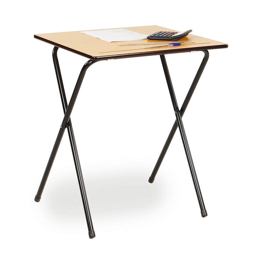 Folding Exam Desk Package - 25x Desks & 1x Exam Trolley