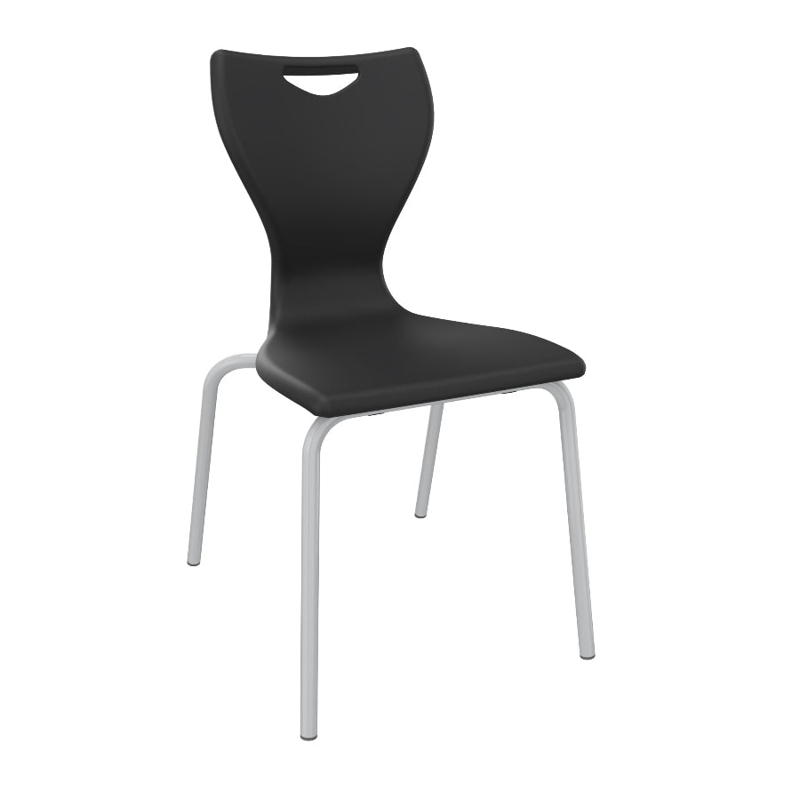 EN Classic 4 Leg Poly Chair Black CS300001