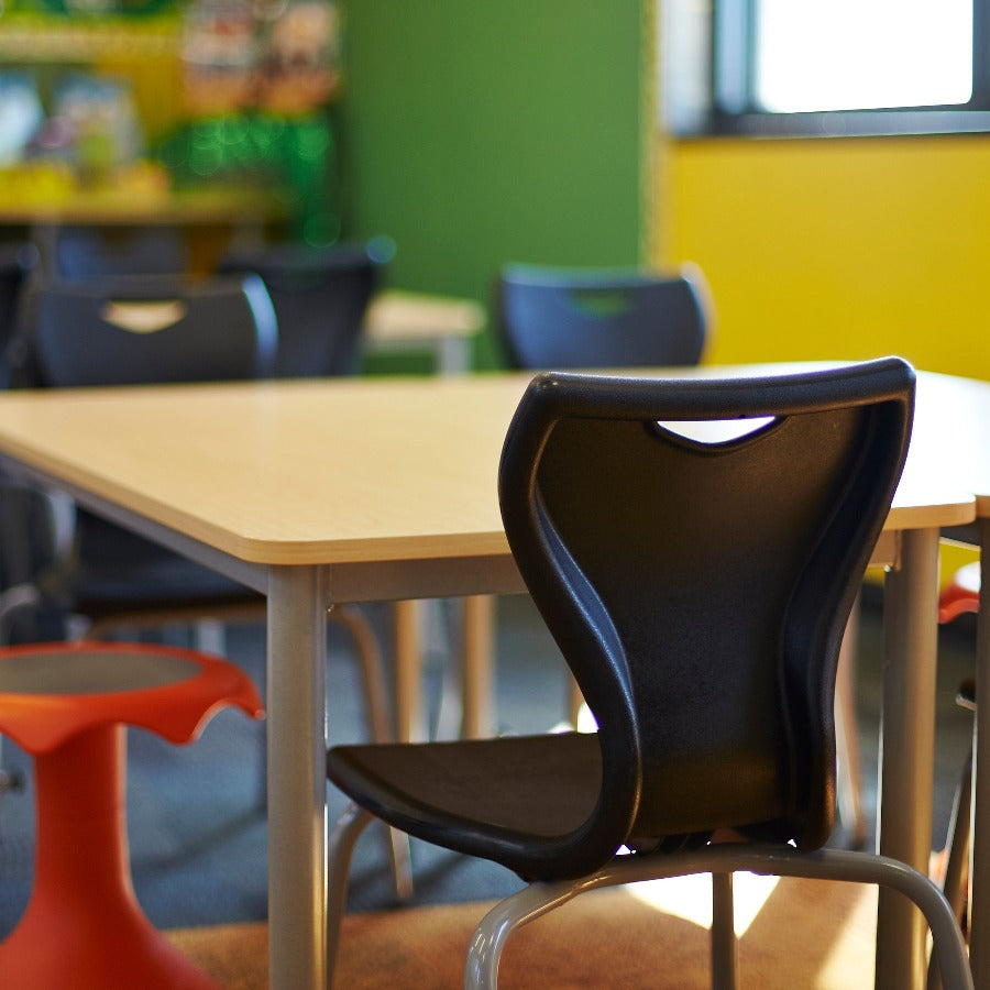 EN Classic 4 Leg Poly Chair Black CS300001 Lifestyle Image