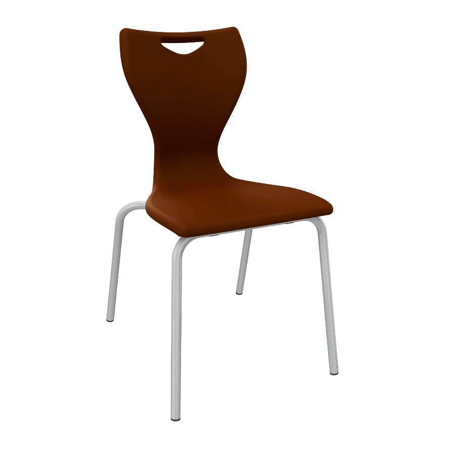 EN Classic 4 Leg Poly Chair Brown CS300001