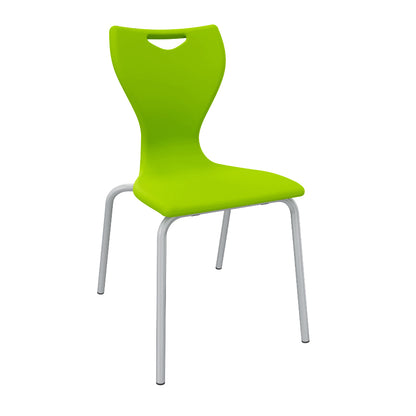 EN Classic 4 Leg Poly Chair Lime Green CS300001