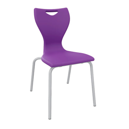 EN Classic 4 Leg Poly Chair Purple CS300001