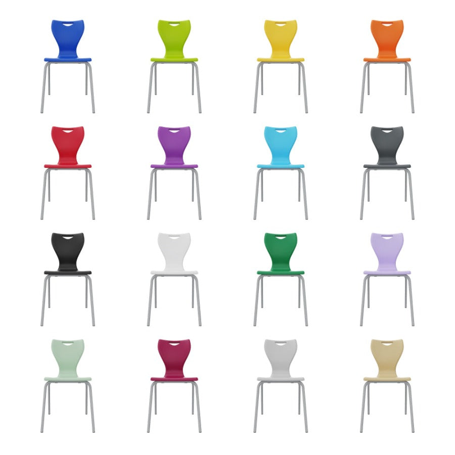 EN Classic 4 Leg Poly Chair Purple CS300001 Colour Options