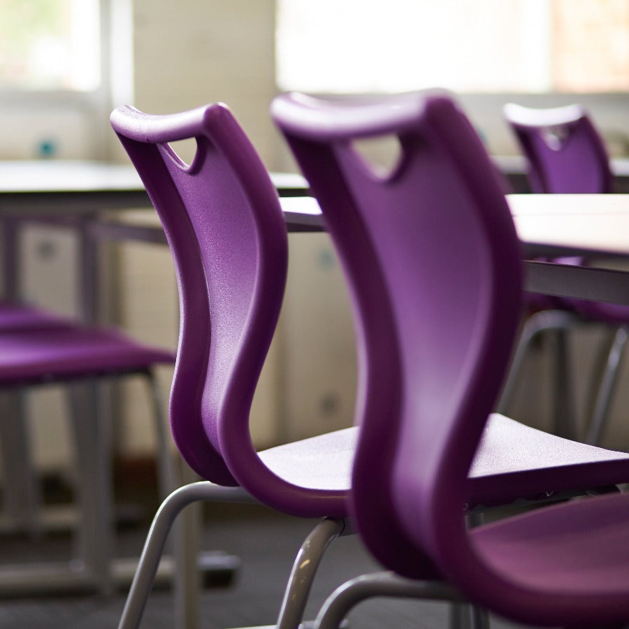 EN Classic 4 Leg Poly Chair Purple CS300001 Lifestyle Image