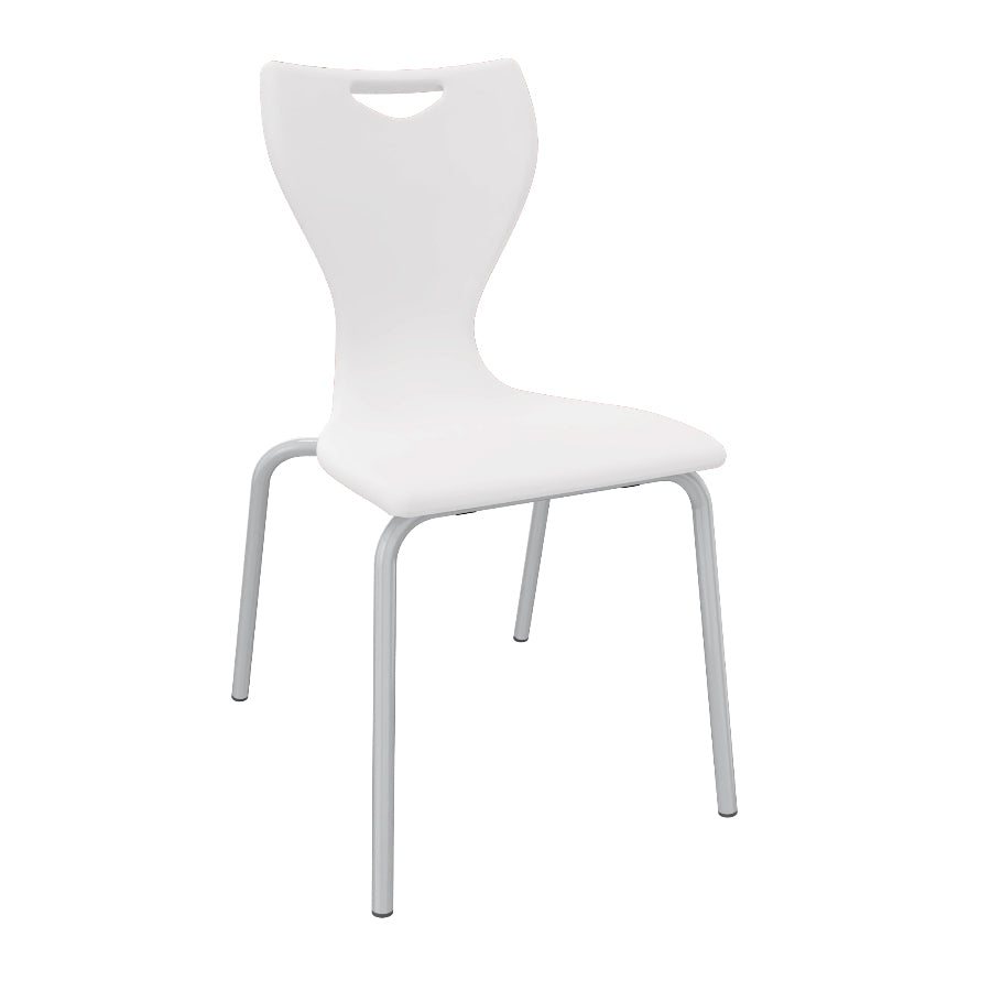 EN Classic 4 Leg Poly Chair White CS300001