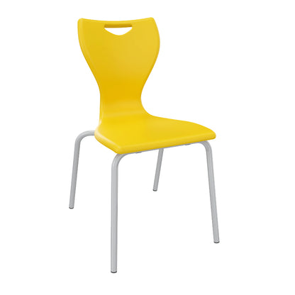 EN Classic 4 Leg Poly Chair Yellow CS300001