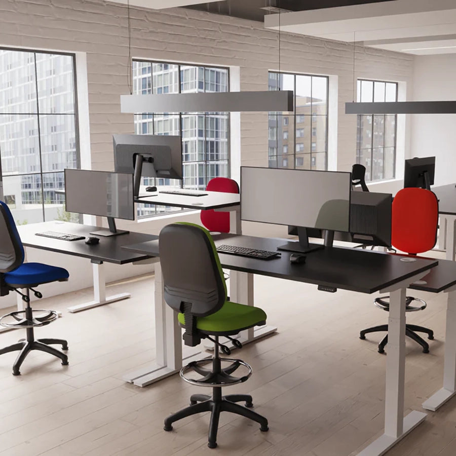 Eclipse Plus 2 Task Operator Office Chair with Hi Rise Draughtsman Kit