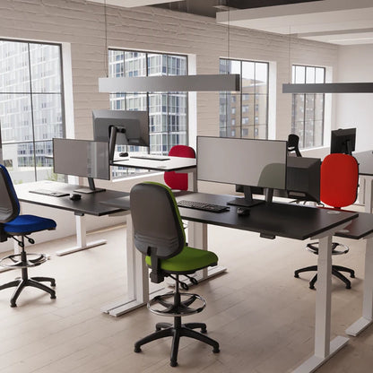 Eclipse Plus 2 Task Operator Office Chair with Hi Rise Draughtsman Kit