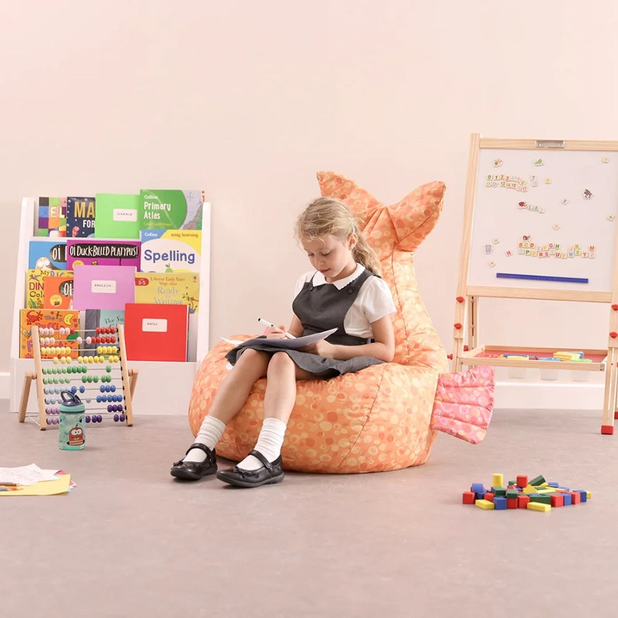 Eden Learning Finnley Fish Recliner Bean Bag ED1ZOOFISHOD 87862 2