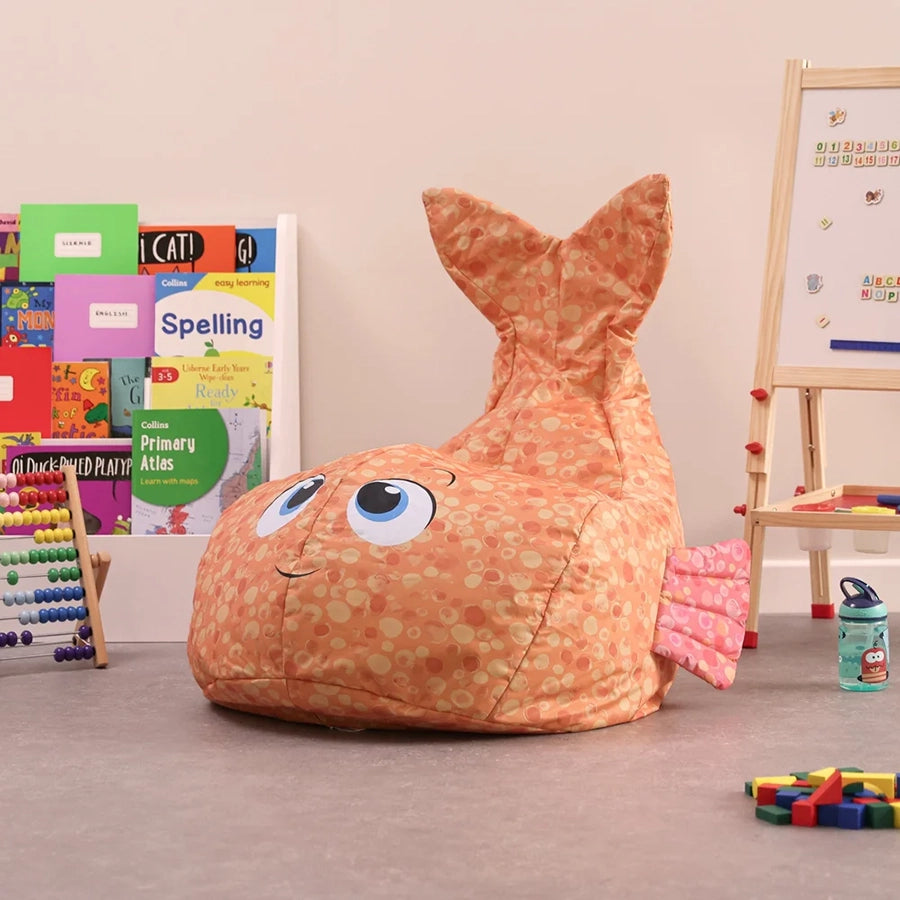 Eden Learning Finnley Fish Recliner Bean Bag ED1ZOOFISHOD 87862 3